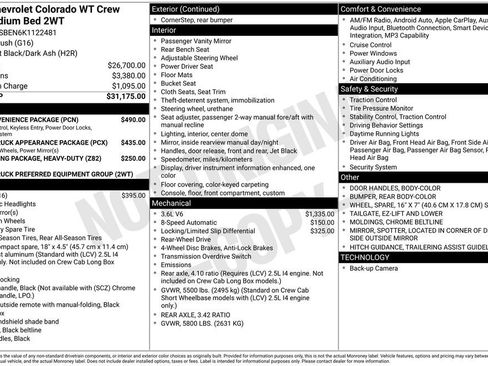 Used 2019 Chevrolet Colorado W/T w/ WT Convenience Package image 5