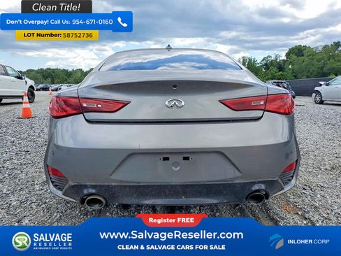 Used 2017 INFINITI Q60 3.0t w/ Premium Plus Package 3.0T RWD image 8