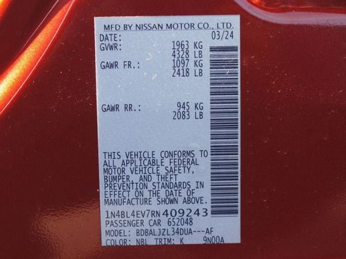 Used 2024 Nissan Altima 2.5 SL image 27