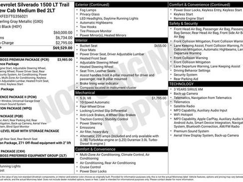Used 2026 Chevrolet Silverado 1500 LT Trail Boss w/ LT Trail Boss Premium Package AWD/4WD image 34