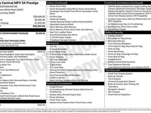 Used 2025 Kia Carnival SX Prestige FWD image 7