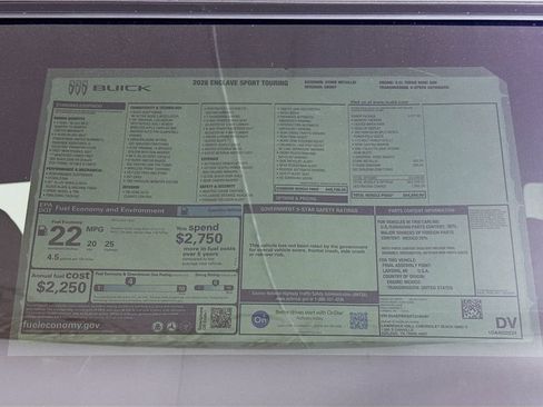 New 2026 Buick Enclave Sport Touring w/ Power Package image 20