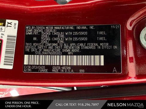 Used 2022 Toyota Highlander XSE FWD image 60