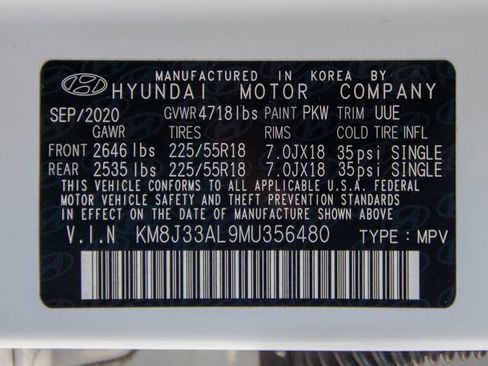 Used 2021 Hyundai Tucson Limited image 29