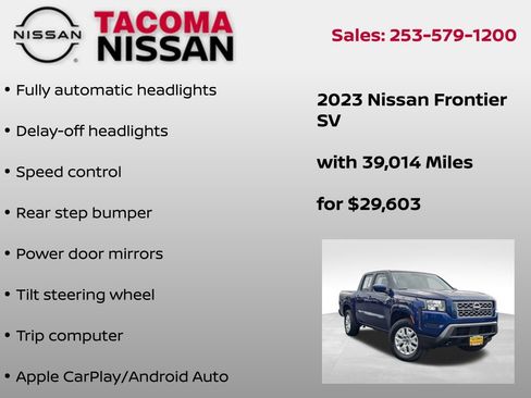 Used 2023 Nissan Frontier SV image 12