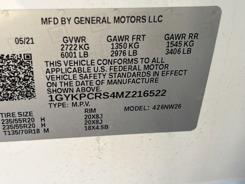 Used 2021 Cadillac XT6 Premium Luxury w/ LPO, ONYX Package image 16