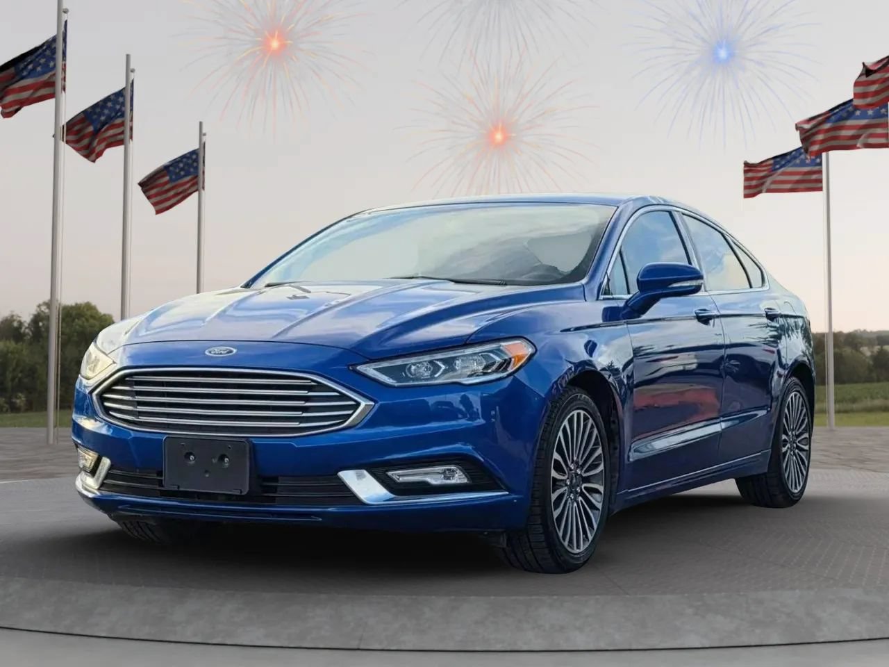 Used 2017 Ford Fusion SE w/ Fusion SE Technology Package FWD image 2