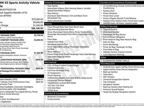 Used 2026 BMW X5 xDrive50e w/ M Sport Package AWD/4WD image 5