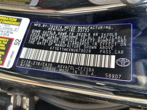 Used 2022 Toyota Camry SE FWD image 33