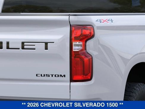 New 2026 Chevrolet Silverado 1500 Custom w/ Turbomax Blackout Package AWD/4WD image 12