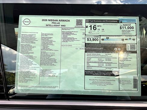 New 2026 Nissan Armada PRO-4X w/ Captain's Chari Seat Package image 19