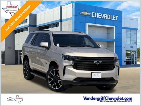 Used 2021 Chevrolet Tahoe RST w/ Luxury Package RWD image 1