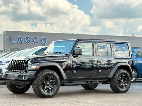 Used 2021 Jeep Wrangler Unlimited Sport w/ Sun And Sound Package AWD/4WD image 1