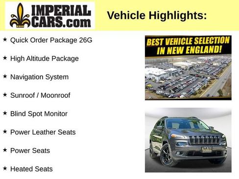 Used 2018 Jeep Cherokee Limited w/ High Altitude Package AWD/4WD image 8