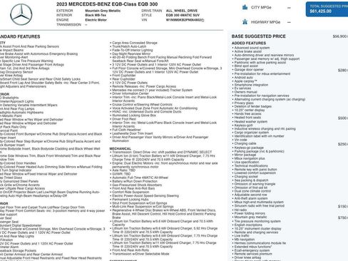 Used 2023 Mercedes-Benz EQB 300 4MATIC w/ Exclusive Package image 11