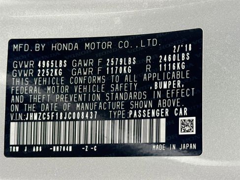 Used 2018 Honda Clarity Plug-In Hybrid image 41