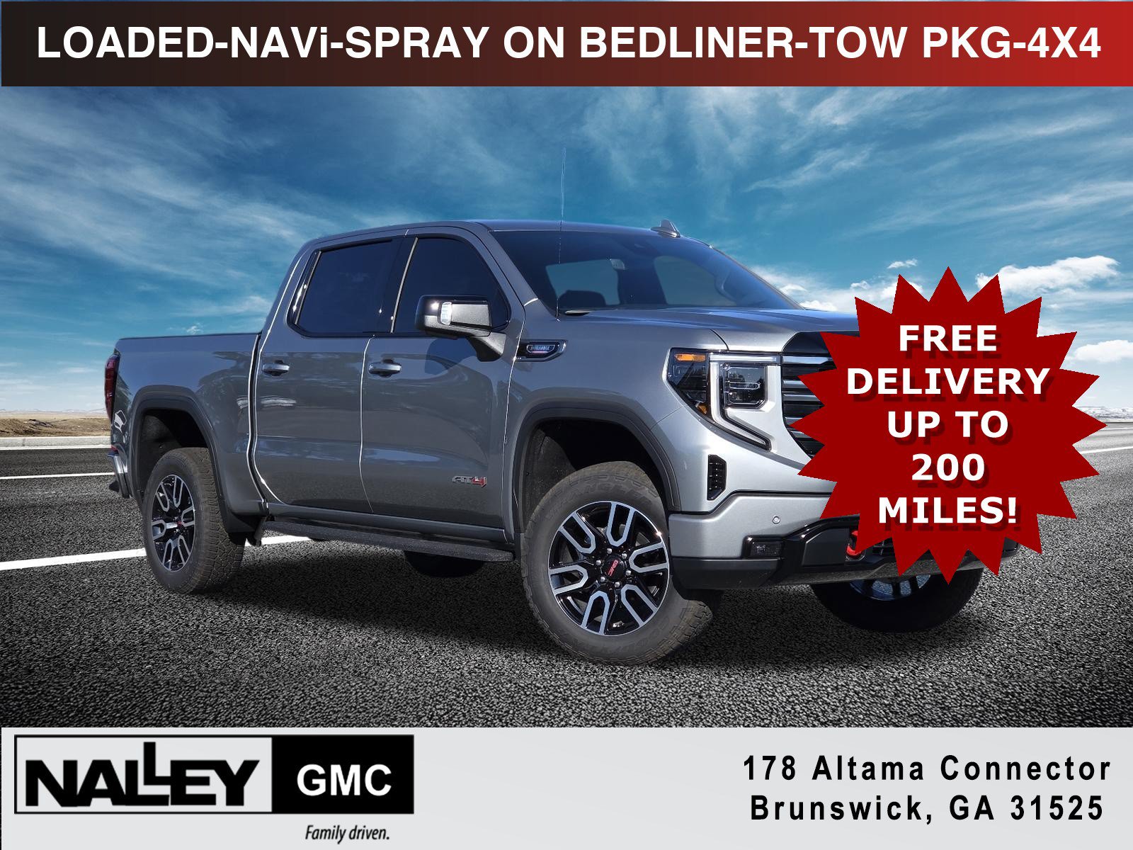New 2026 GMC Sierra 1500 AT4 AWD/4WD 360° Tour