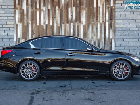 Used 2017 INFINITI Q50 Red Sport 400 image 8