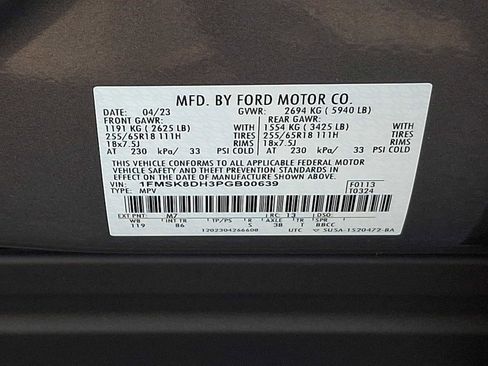 Certified 2023 Ford Explorer XLT AWD/4WD image 25