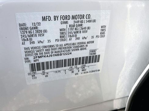 Certified 2022 Ford Edge SEL w/ Convenience Package AWD/4WD image 34