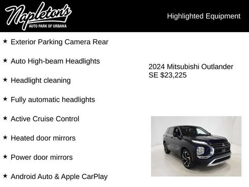 Used 2024 Mitsubishi Outlander SE AWD/4WD image 16