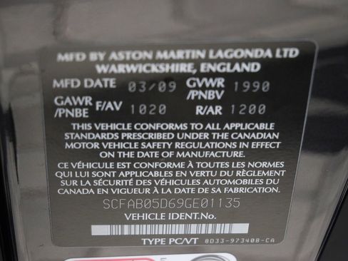 Used 2009 Aston Martin DBS Coupe RWD image 33