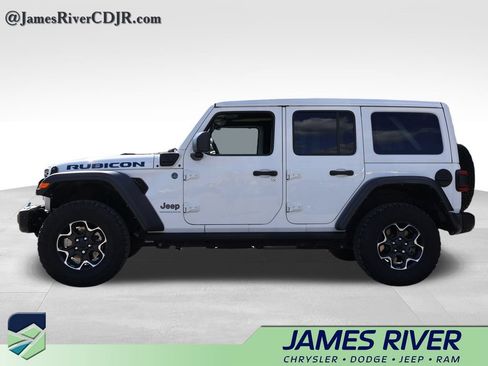 Used 2023 Jeep Wrangler Unlimited Rubicon 4xe w/ Steel Bumper Group AWD/4WD image 2