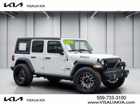 Used 2021 Jeep Wrangler Unlimited Sport image 1