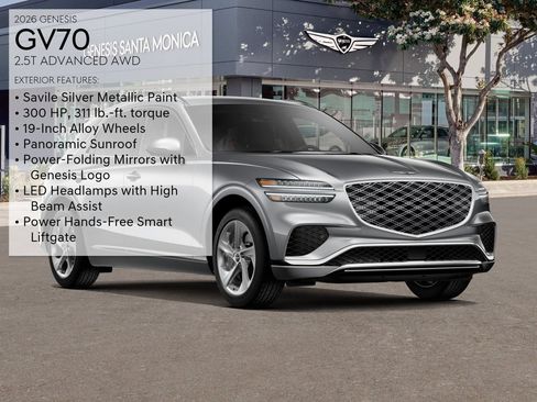New 2026 Genesis GV70 2.5T Advanced AWD/4WD image 3