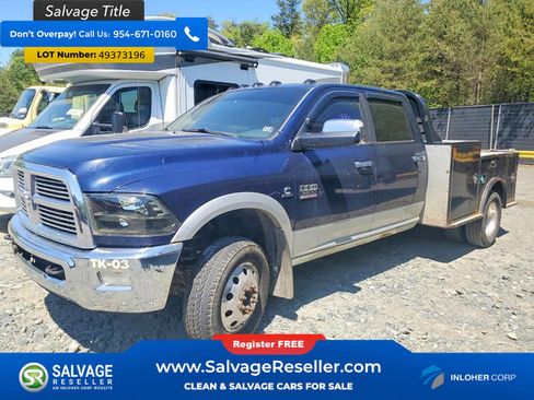 Used 2012 RAM 3500 Laramie w/ Max Tow Pkg AWD/4WD image 1