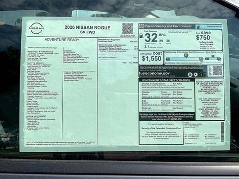 New 2026 Nissan Rogue SV image 13
