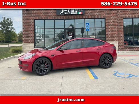 Used 2021 Tesla Model 3 Performance image 1