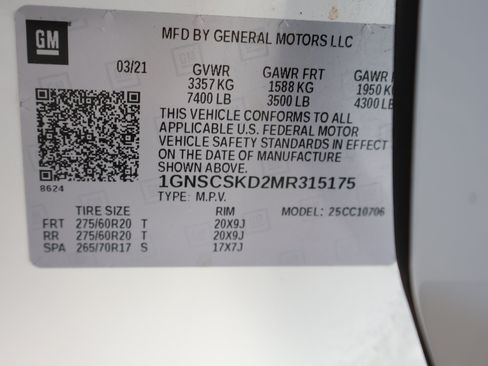 Used 2021 Chevrolet Tahoe Premier RWD image 32