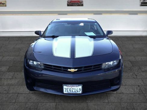 Used 2014 Chevrolet Camaro LS w/ Silver Rally Stripe Package RWD image 2
