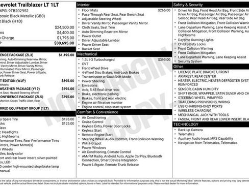 New 2026 Chevrolet TrailBlazer LT w/ Convenience Package FWD image 6