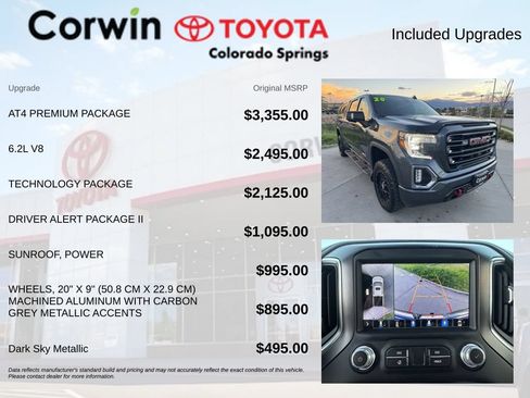 Used 2020 GMC Sierra 1500 AT4 w/ AT4 Premium Package AWD/4WD image 4