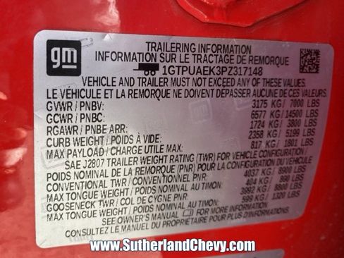 Used 2023 GMC Sierra 1500 Pro w/ Graphite Edition image 43