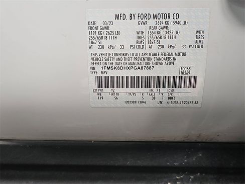 Used 2023 Ford Explorer XLT w/ Equipment Group 202A image 36