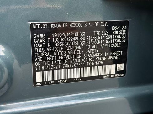 Used 2024 Honda HR-V EX-L image 24