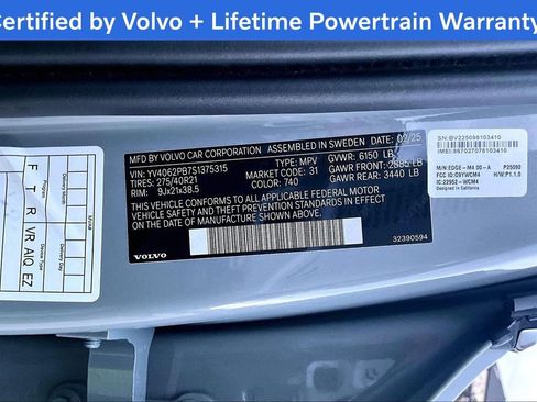 Certified 2025 Volvo XC90 B6 Plus image 46