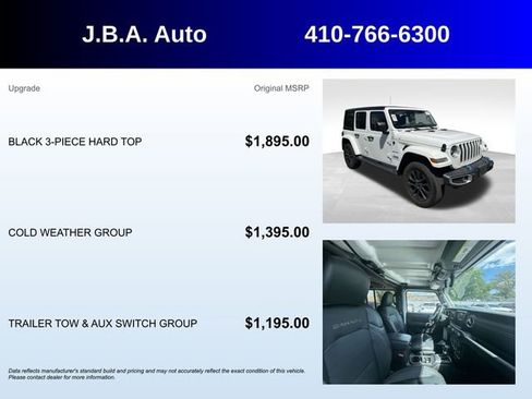 Used 2023 Jeep Wrangler Unlimited Sahara w/ Cold Weather Group AWD/4WD image 5