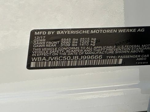 Used 2018 BMW 640i Gran Turismo xDrive AWD/4WD image 50