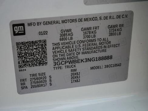 Used 2022 Chevrolet Silverado 1500 Custom RWD image 32