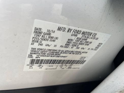 Used 2015 Ford Explorer Limited w/ Equipment Group 301A AWD/4WD image 33