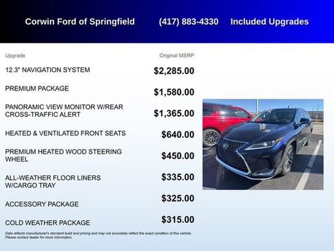 Used 2021 Lexus RX 350L Premium w/ Premium Package image 5