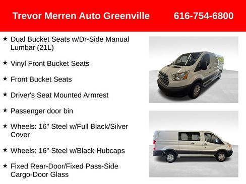 Used 2016 Ford Transit 250 130 Low Roof w/ Exterior Upgrade Package RWD image 38