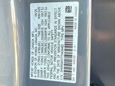 New 2026 Honda CR-V EX-L image 28
