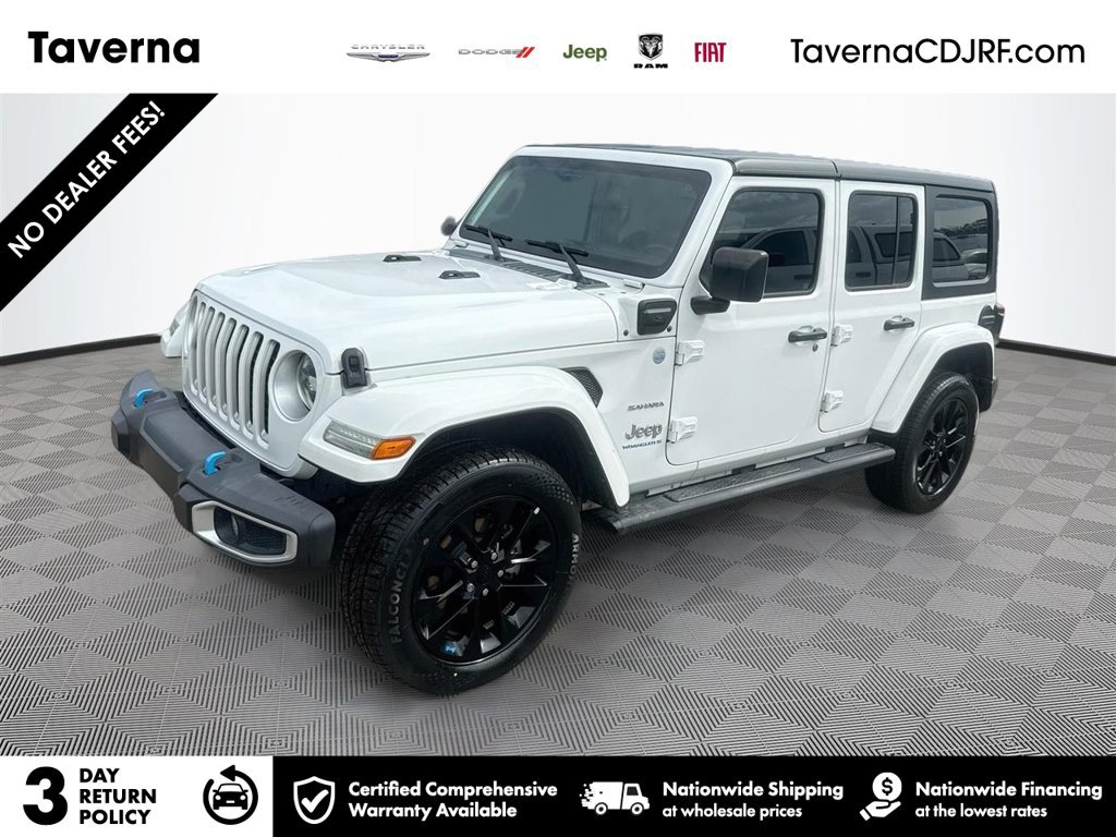 Certified 2023 Jeep Wrangler Unlimited Sahara w/ Cold Weather Group AWD/4WD image 1