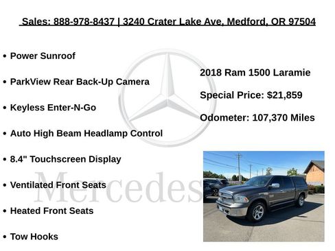 Used 2018 RAM 1500 Laramie w/ Convenience Group AWD/4WD image 18