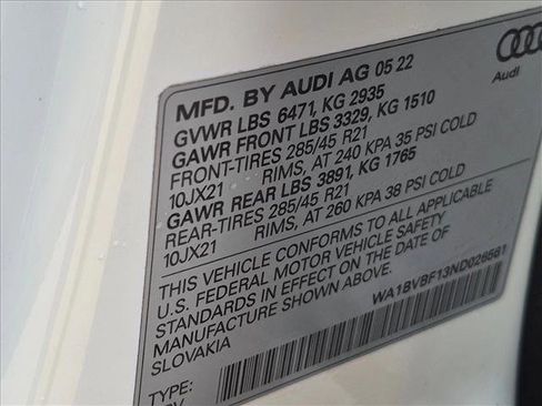 Used 2022 Audi Q8 Premium Plus AWD/4WD image 18